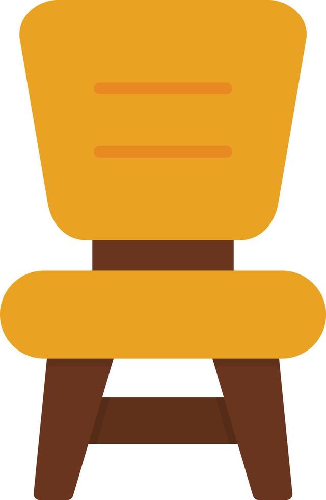Chair Flat Icon vector