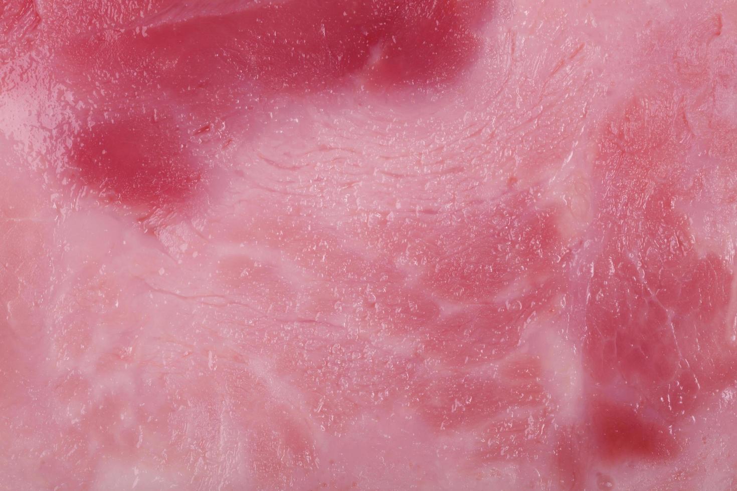 slices of cooked ham photo
