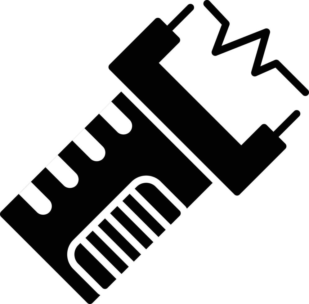 Taser Glyph Icon vector