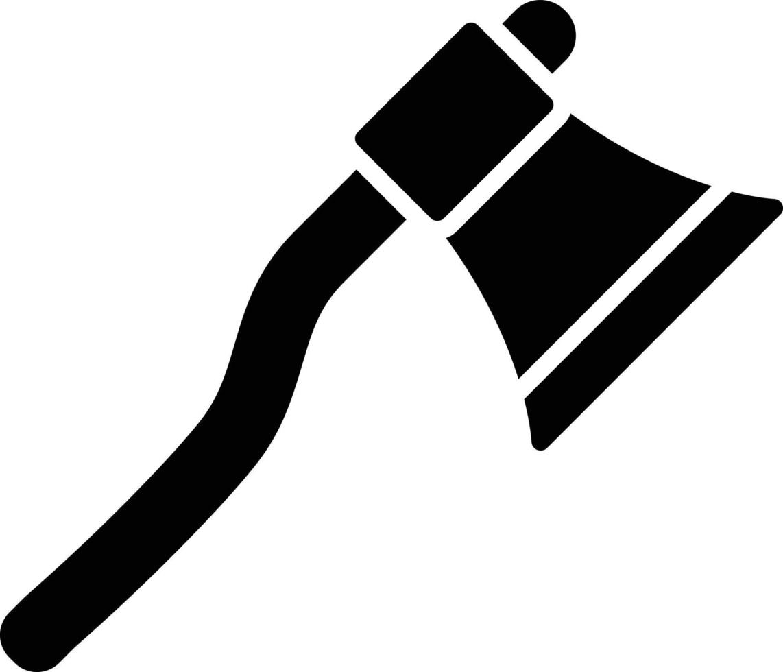 Axe Glyph Icon vector