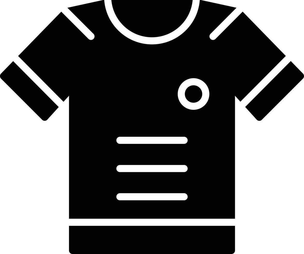 Tshirt Glyph Icon vector