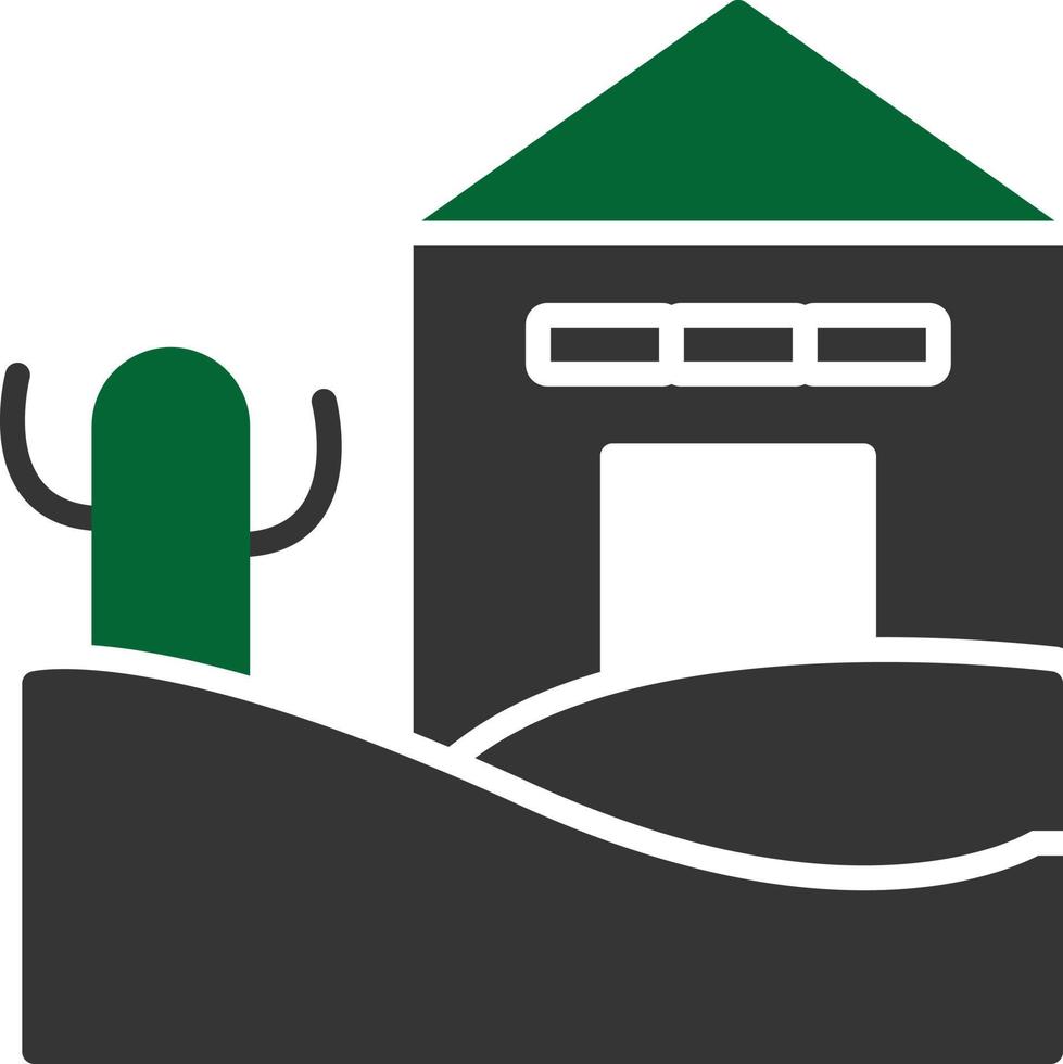 Canteen Glyph Two Color vector