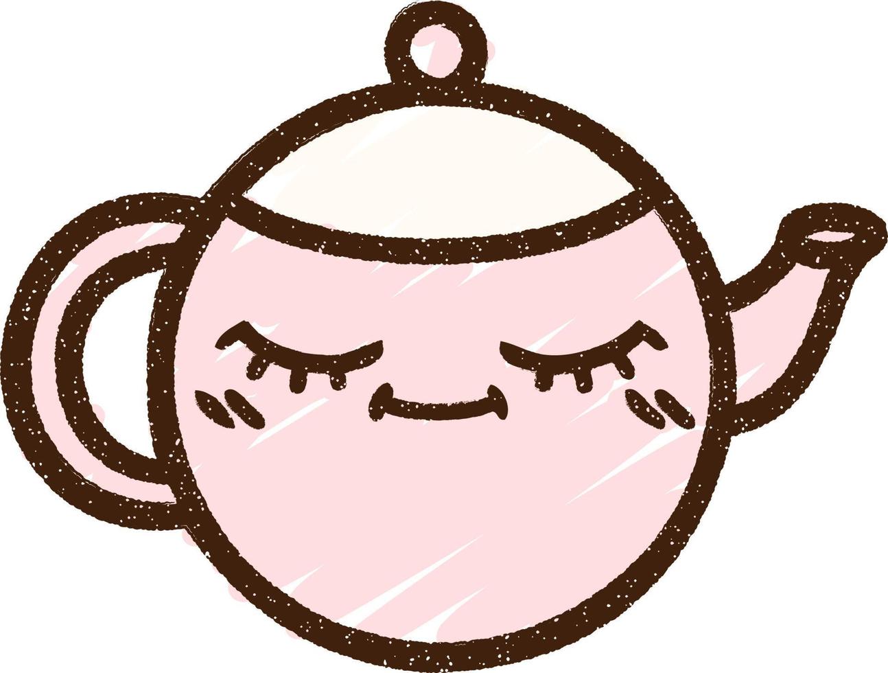Teapot Chalk Drawing 9809914 Vector Art at Vecteezy