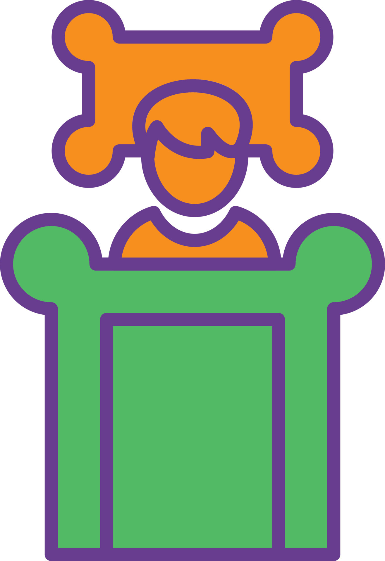 Sleep Line Filled Two Color 9810123 Vector Art at Vecteezy