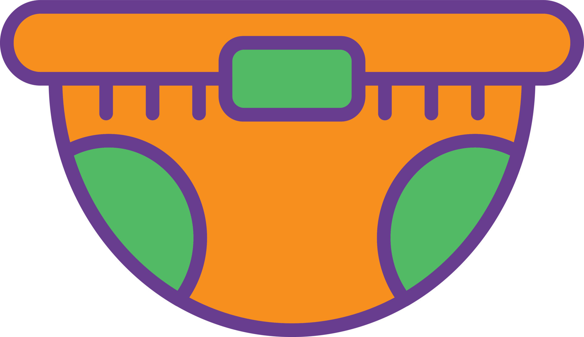 Diaper Line Filled Two Color 9810129 Vector Art at Vecteezy