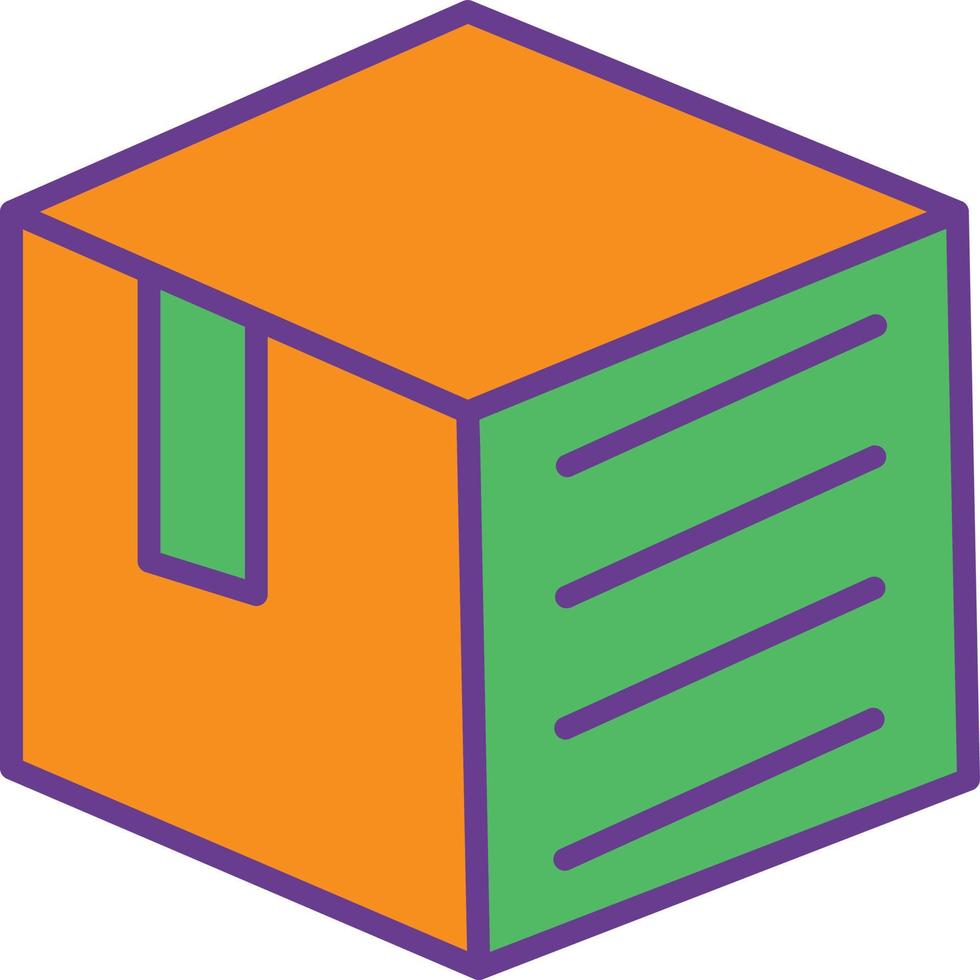 Box Line Filled Two Color 9810280 Vector Art at Vecteezy