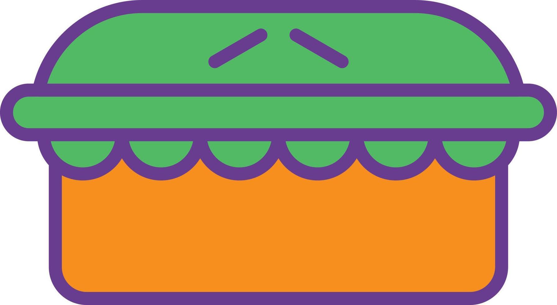 Applepie Line Filled Two Color vector