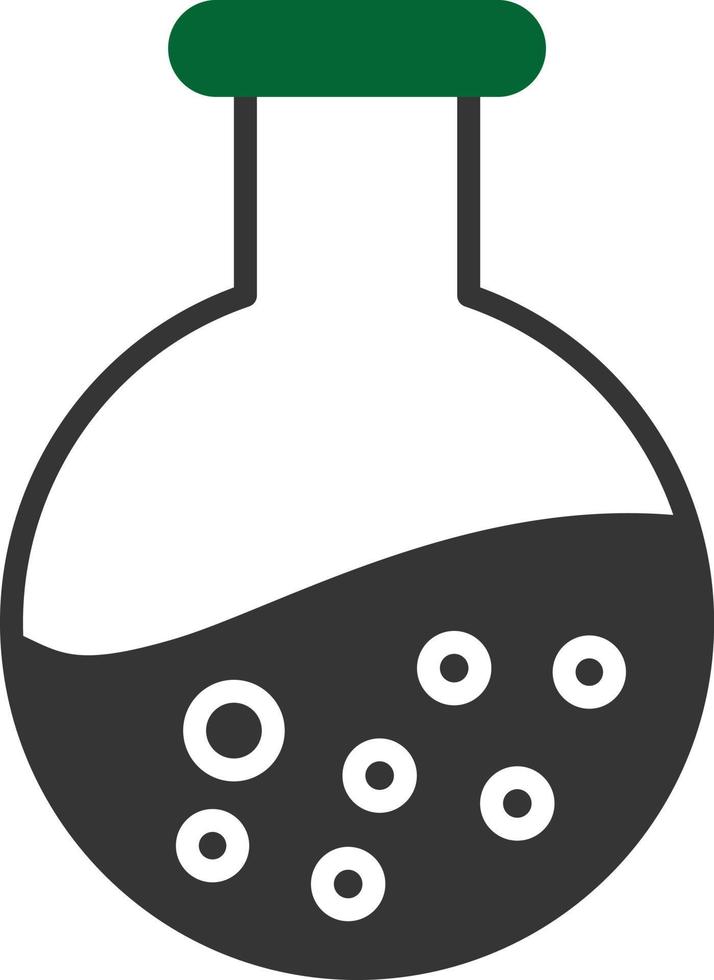 Flask Glyph Two Color vector