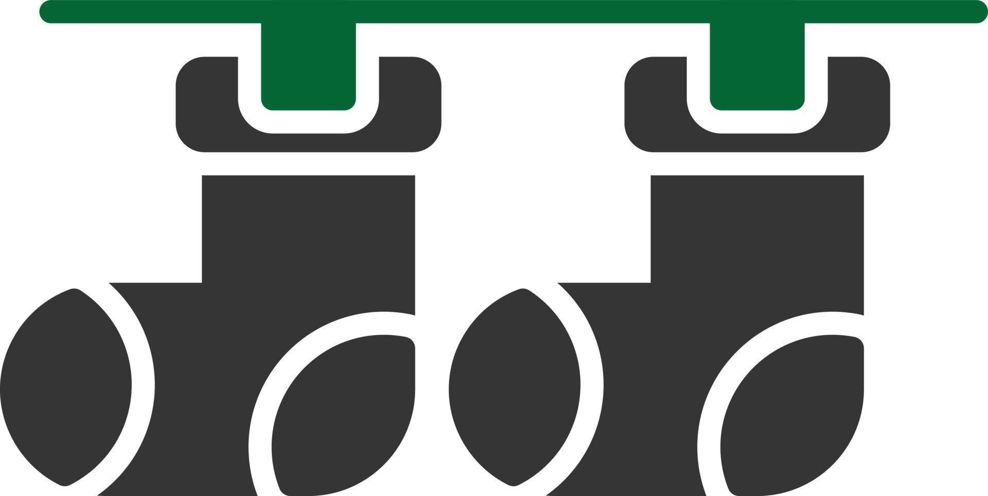 Drying Glyph Two Color vector