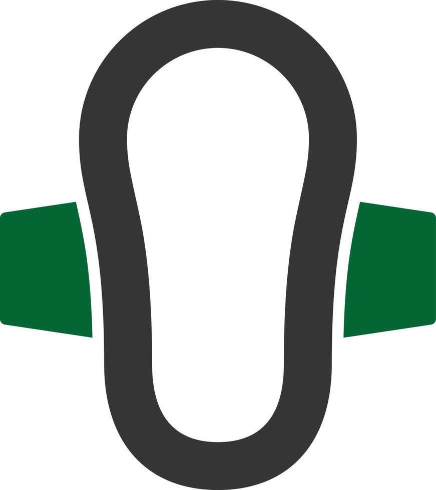 Sanitary Towel Glyph Two Color vector