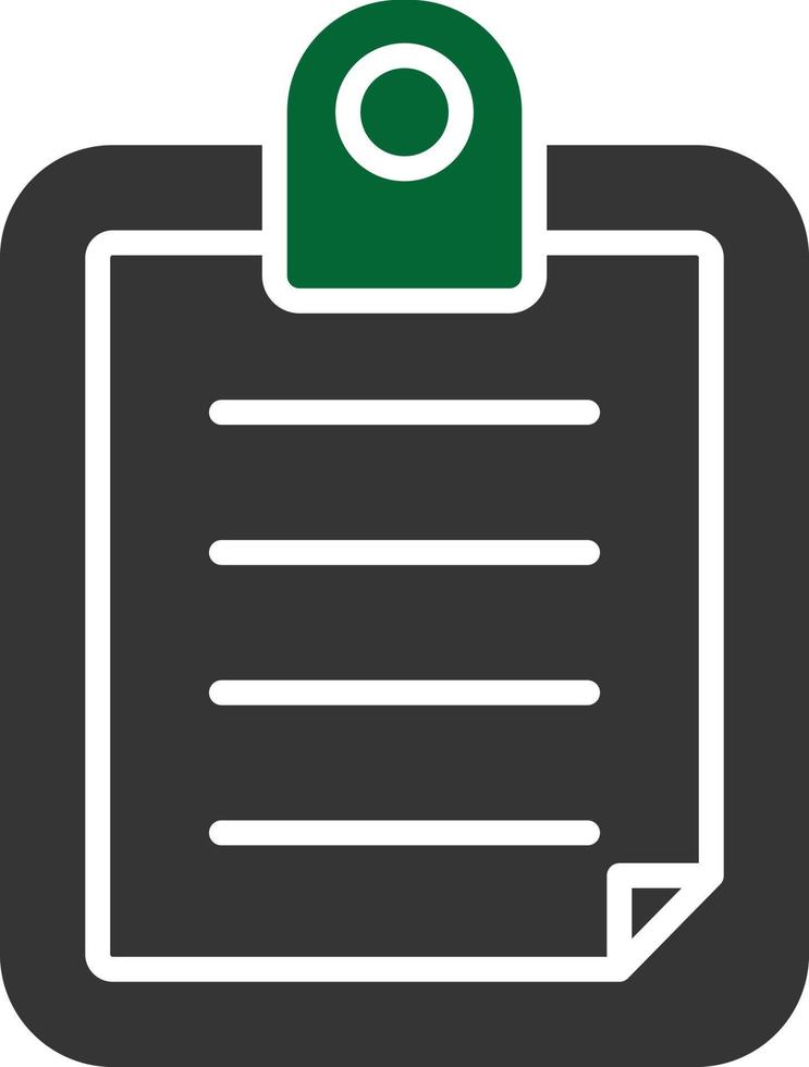 List Glyph Two Color vector