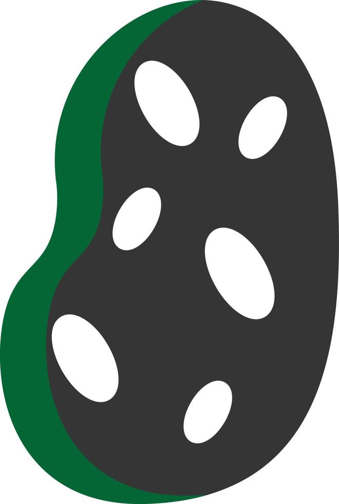 Potato Glyph Two Color vector