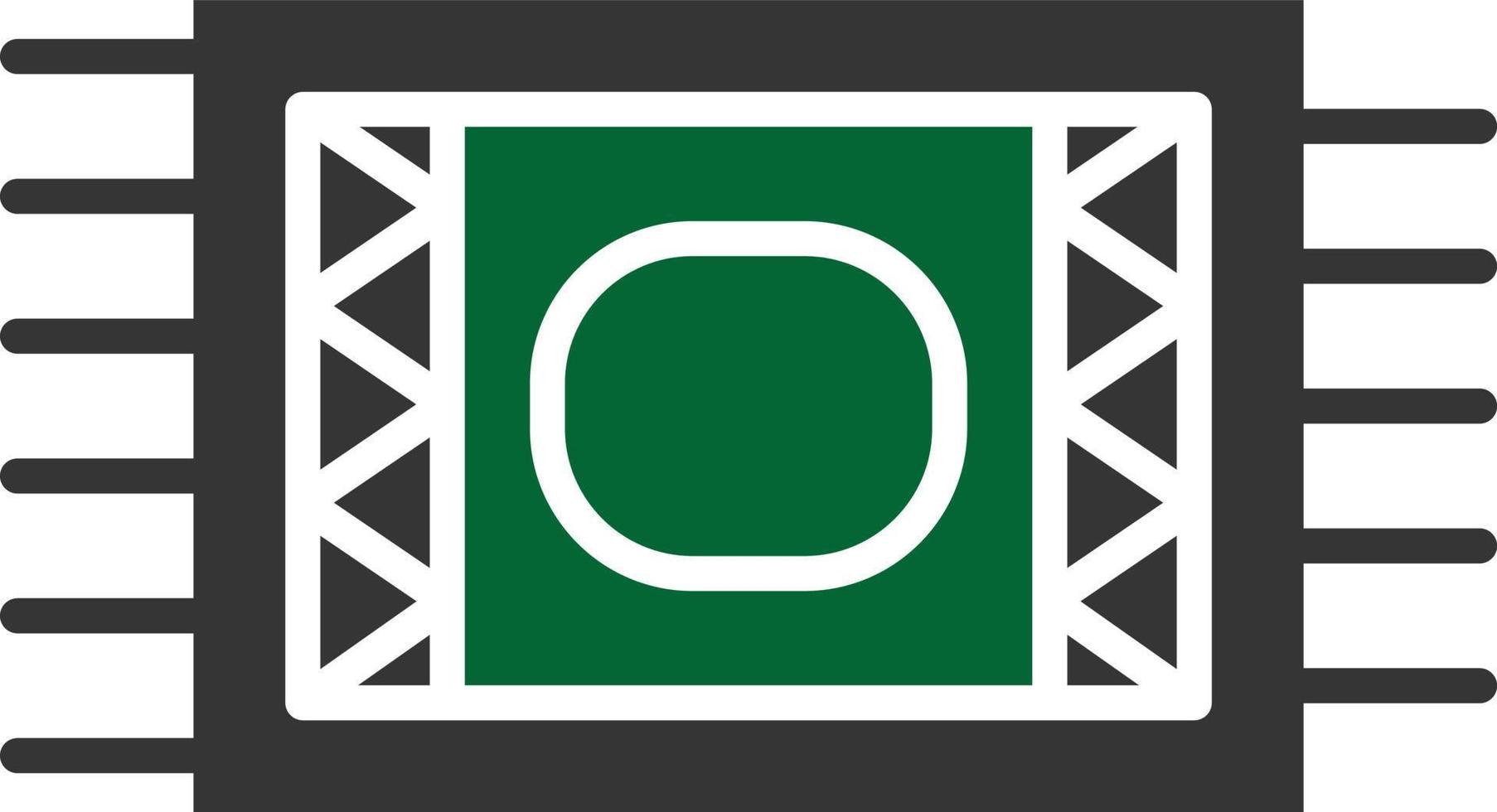 Prayer Rug Glyph Two Color vector