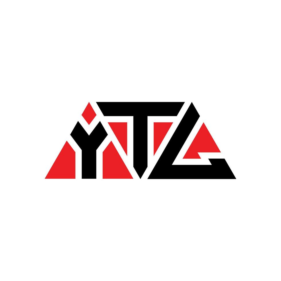 YTL triangle letter logo design with triangle shape. YTL triangle logo design monogram. YTL triangle vector logo template with red color. YTL triangular logo Simple, Elegant, and Luxurious Logo. YTL