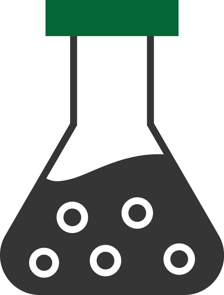 Flask Glyph Two Color vector