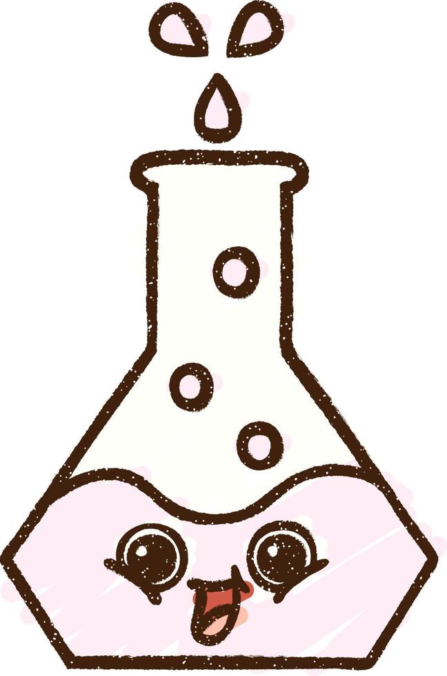 Chemical Reaction Chalk Drawing 9812875 Vector Art at Vecteezy