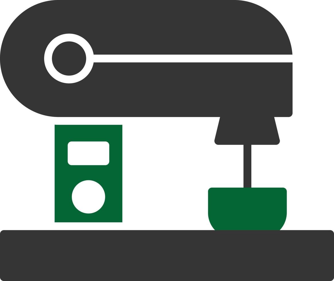 Mixer Glyph Two Color vector