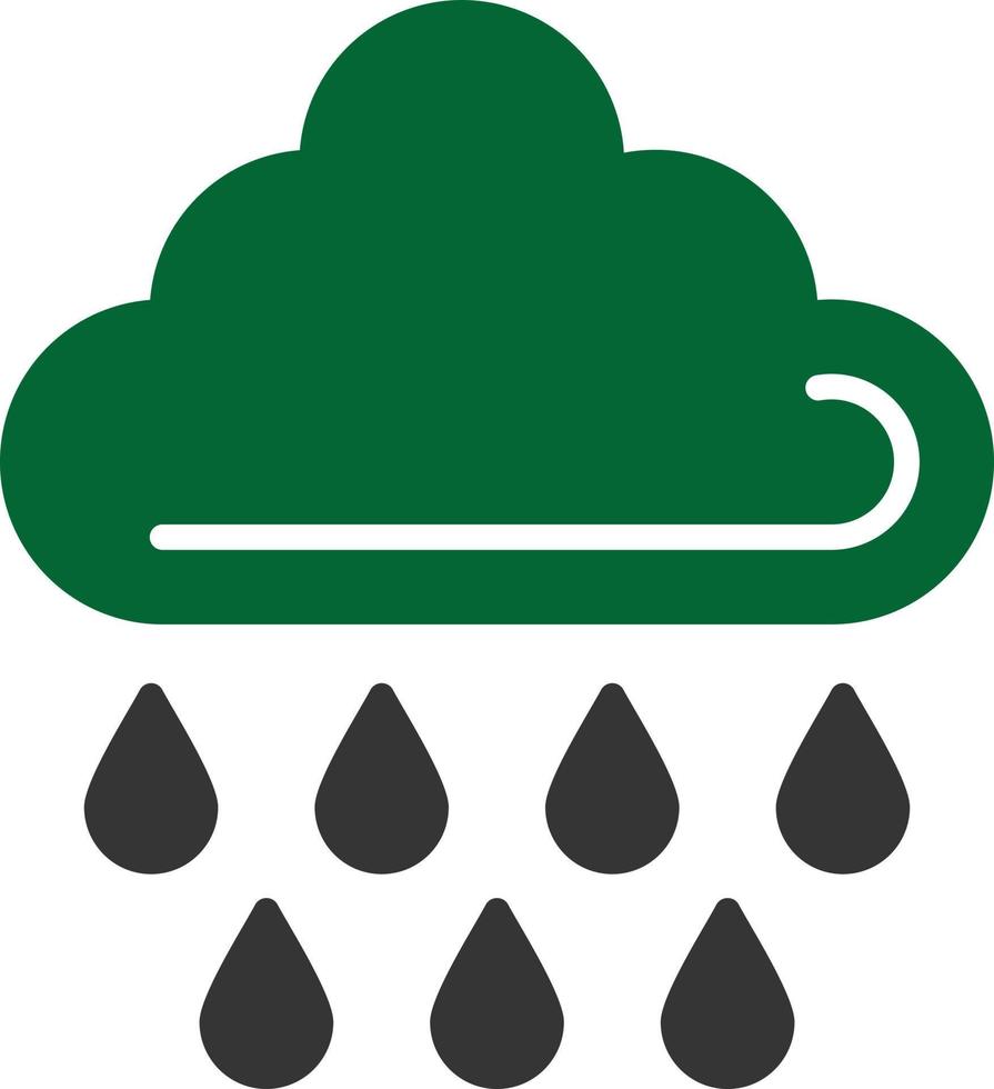 Moss Glyph Two Color vector