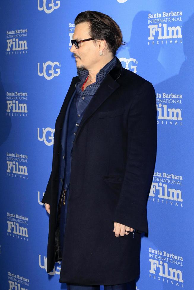 SANTA BARBARA, FEB 4 - Johnny Depp at the 31st Santa Barbara International Film Festival, Maitlin Modern Master Award at the Arlington Theatre on February 4, 2016 in Santa Barbara, CA photo