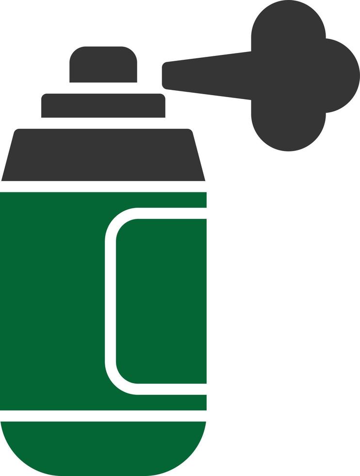 Spray Paint Glyph Two Color vector