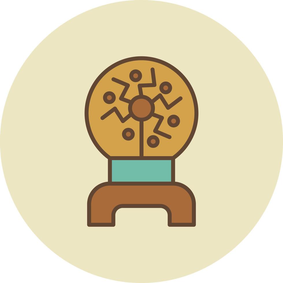 Plasma Filled Retro vector