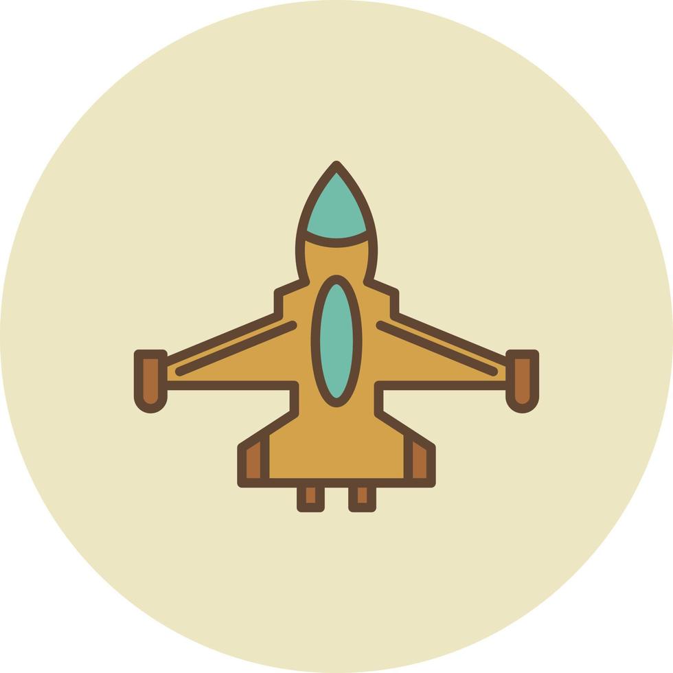 jet lleno retro vector