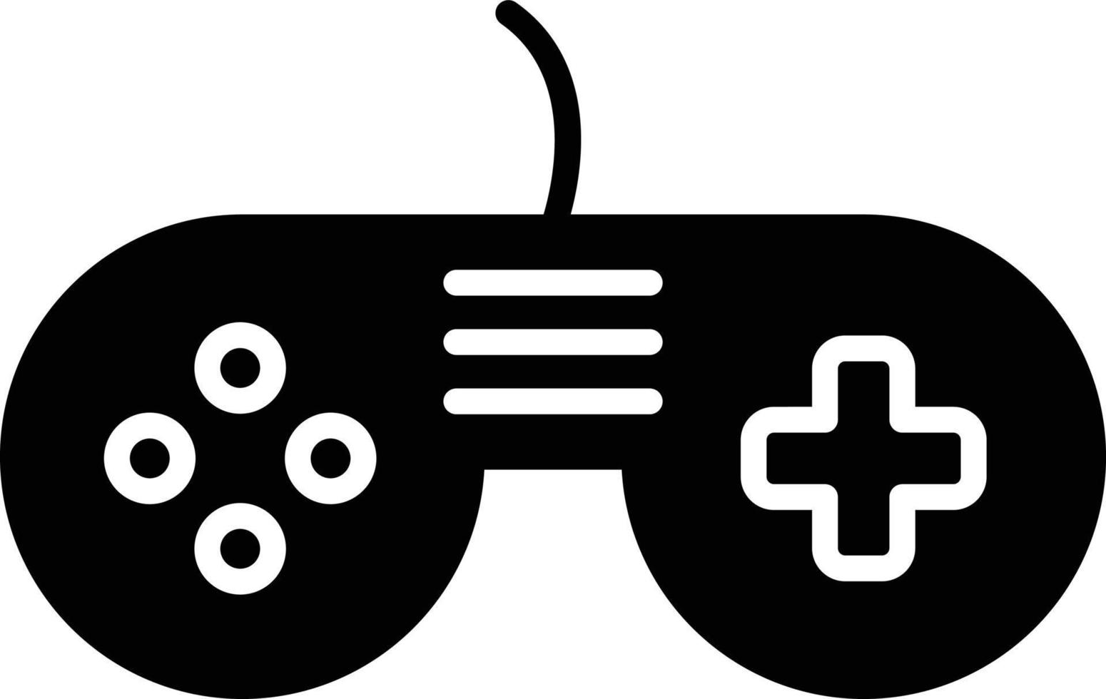 Video Game Glyph Icon vector