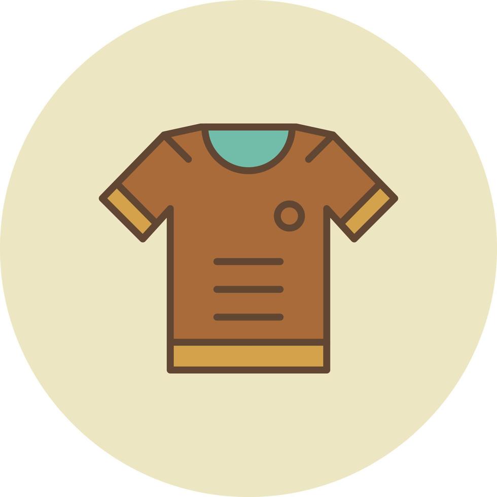 Tshirt Filled Retro vector