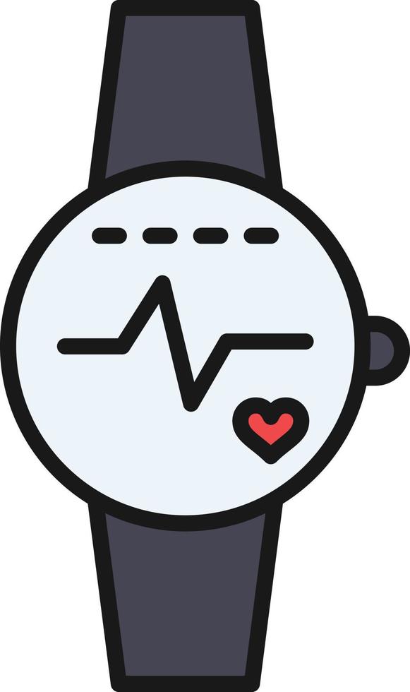 Smartwatch Line Filled vector
