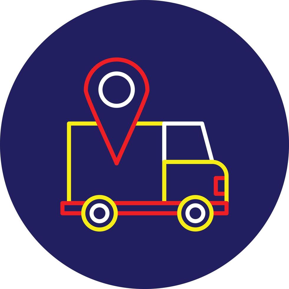 Direct Delivery Line Filled Two Color 9815713 Vector Art at Vecteezy