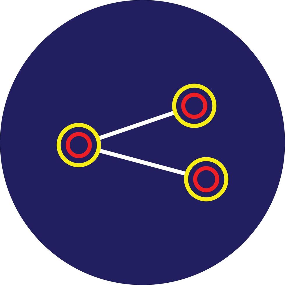 Link Line Multicolor vector