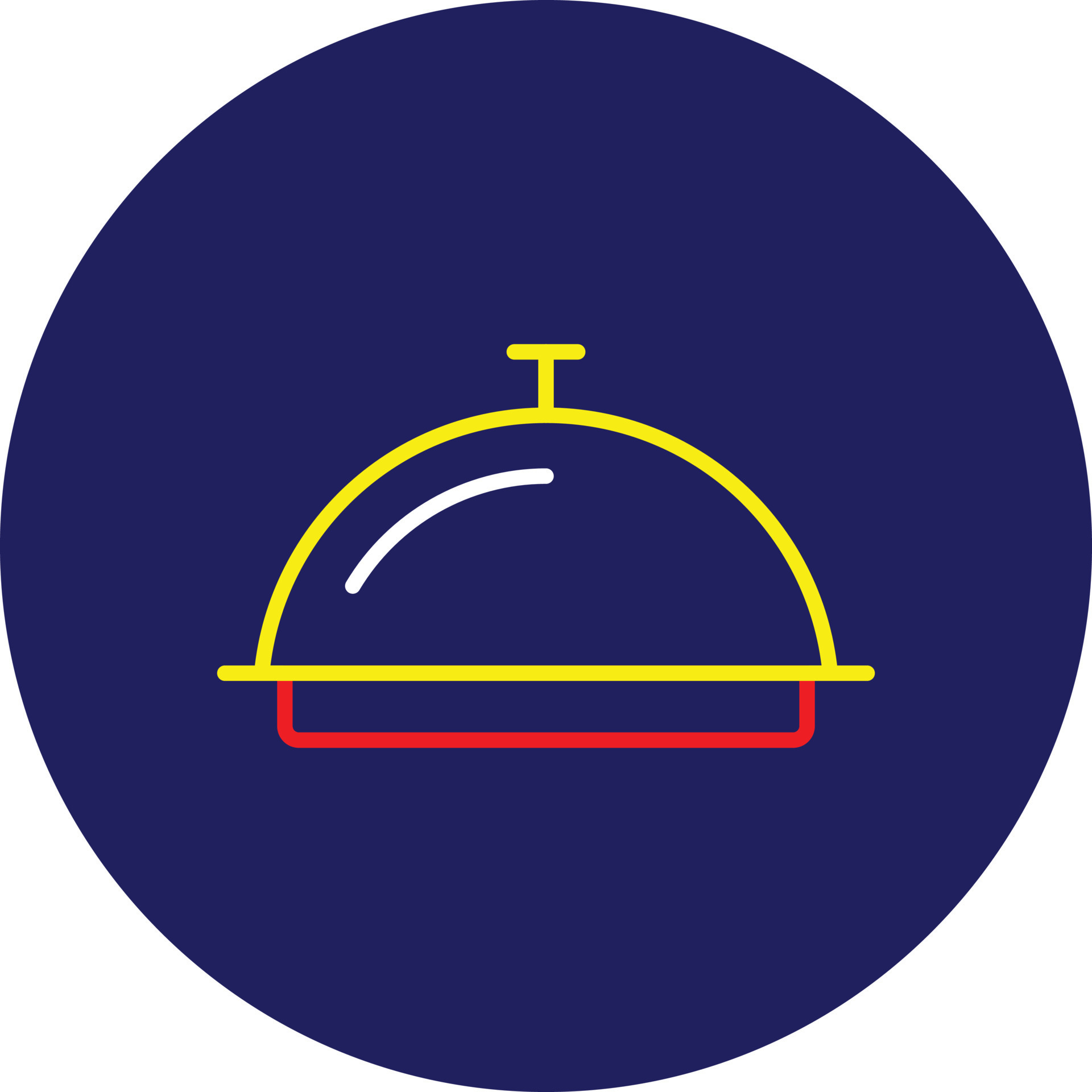 Tray Line Multicolor 9816260 Vector Art at Vecteezy