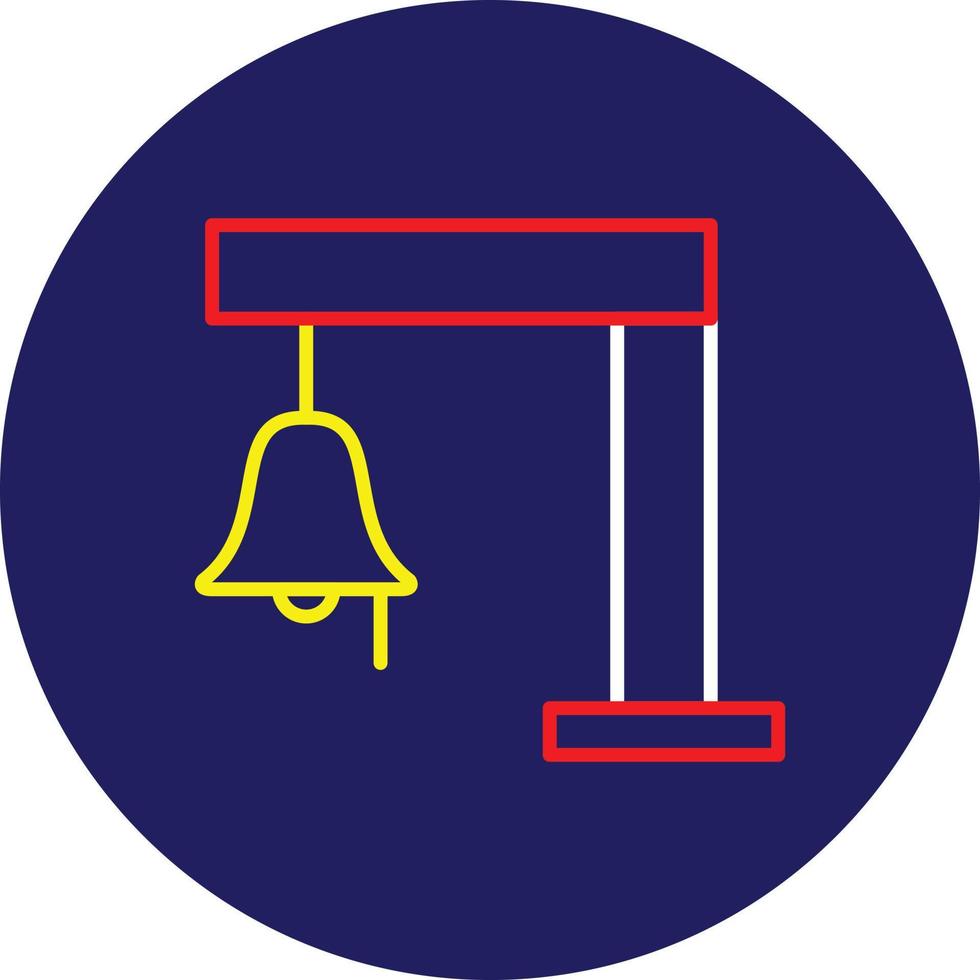 Bell Line Multicolor vector