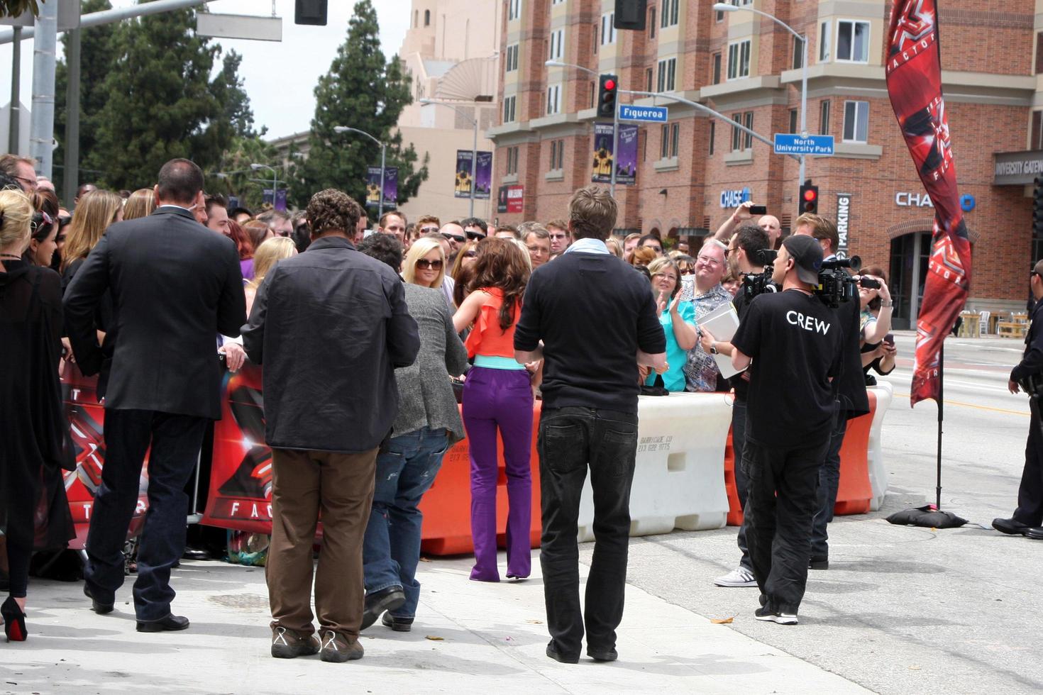 LOS ANGELES, MAY 8 - Cheryl Cole , one of the talent judges, arriving at the X-Factor Auditions at Galen Center on May 8, 2011 in Los Angeles, CA photo