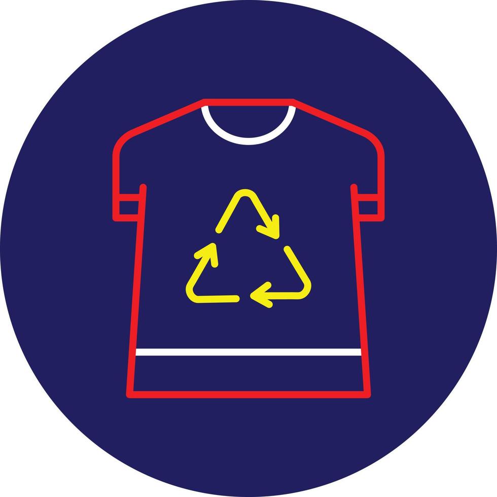 Shirt Line Multicolor vector