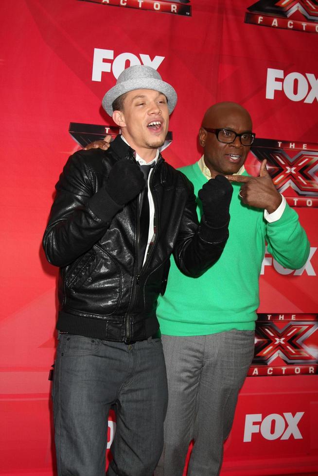 LOS ANGELES, DEC 19 - Chris Rene, L A Reid at the FOX s The X Factor Press Conference at CBS Studios on December 19, 2011 in Los Angeles, CA photo