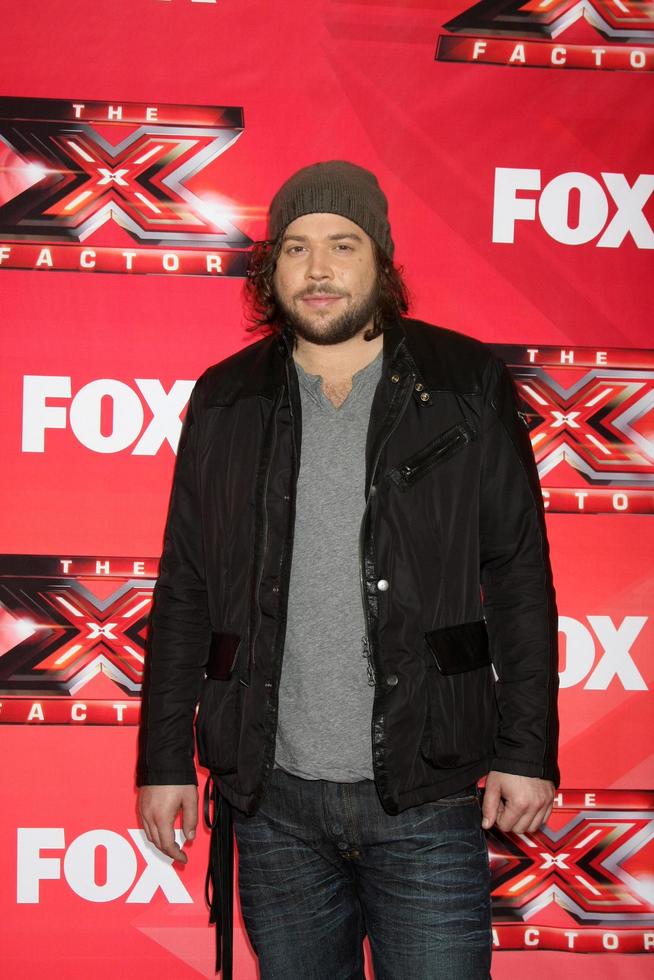 LOS ANGELES, DEC 19 - Josh Krajcik at the FOX s The X Factor Press Conference at CBS Studios on December 19, 2011 in Los Angeles, CA photo