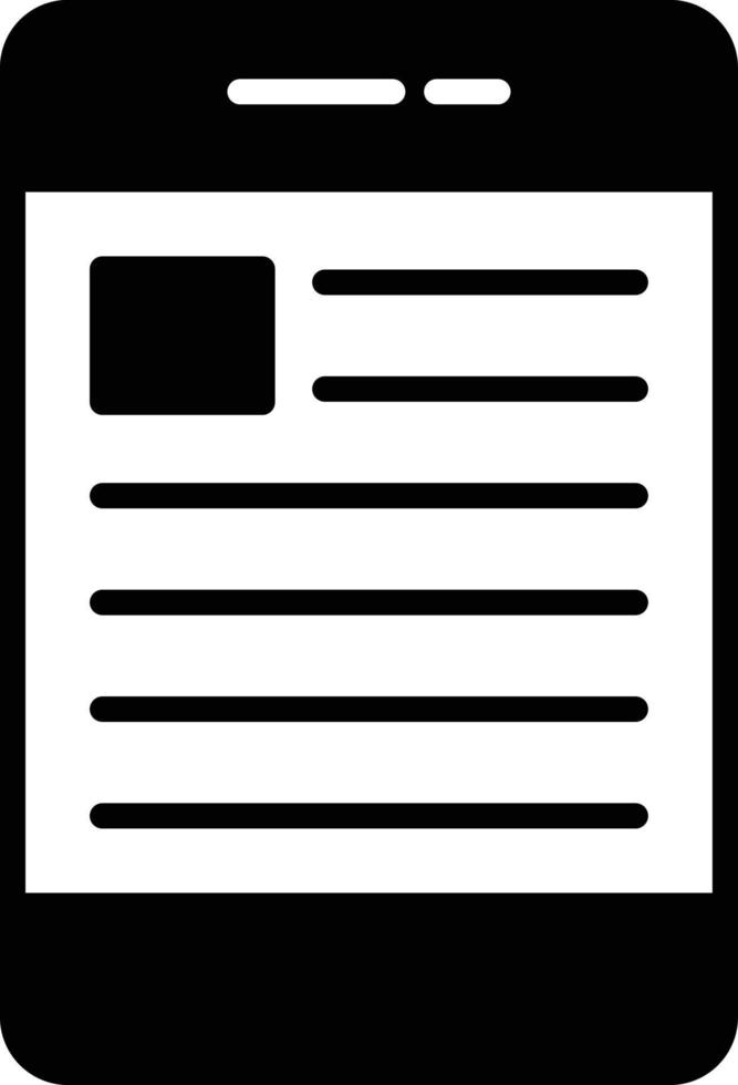 Storytelling Glyph Icon vector