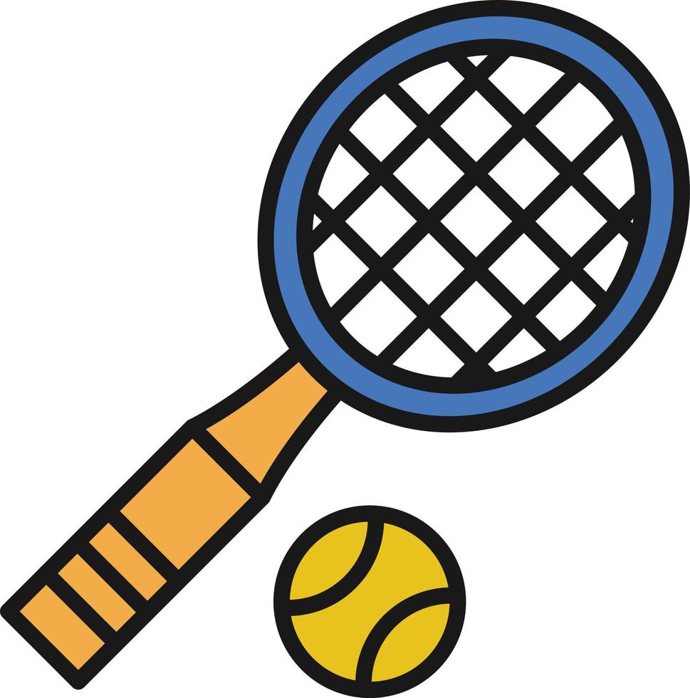 Tennis Line Filled vector