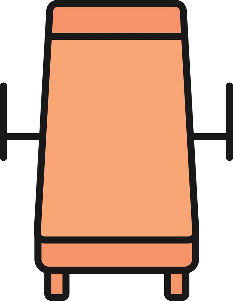 Table Line Filled vector