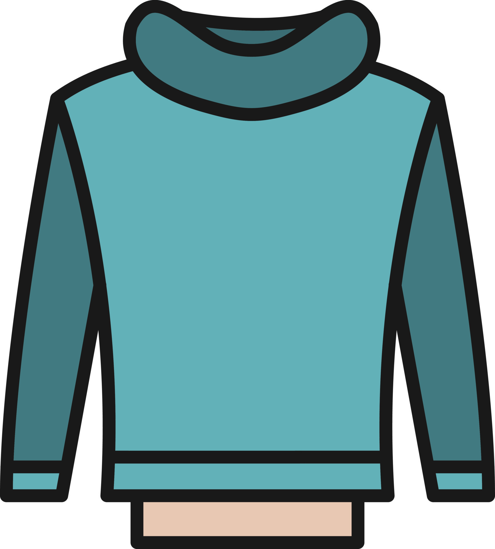 Sweatshirt Line Filled 9817782 Vector Art at Vecteezy