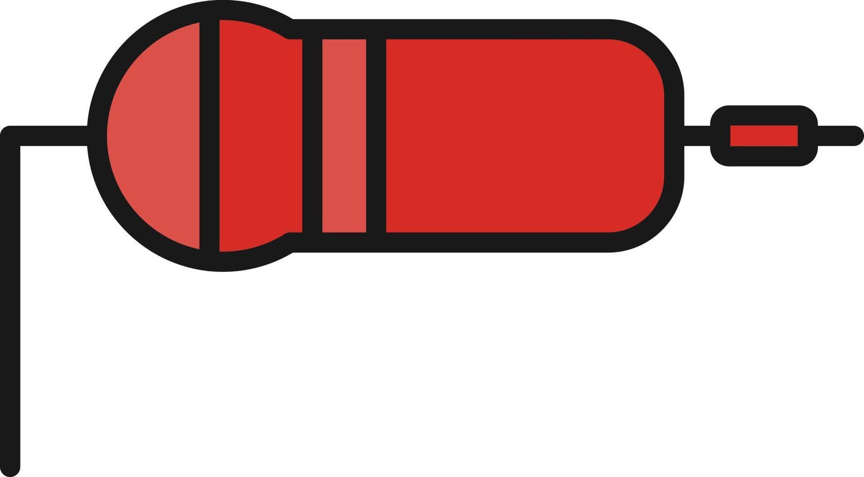 Resister Line Filled vector