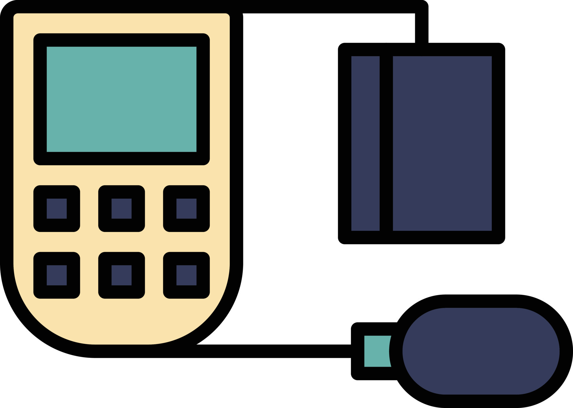 Sphygmomanometer Line Filled 9818660 Vector Art at Vecteezy