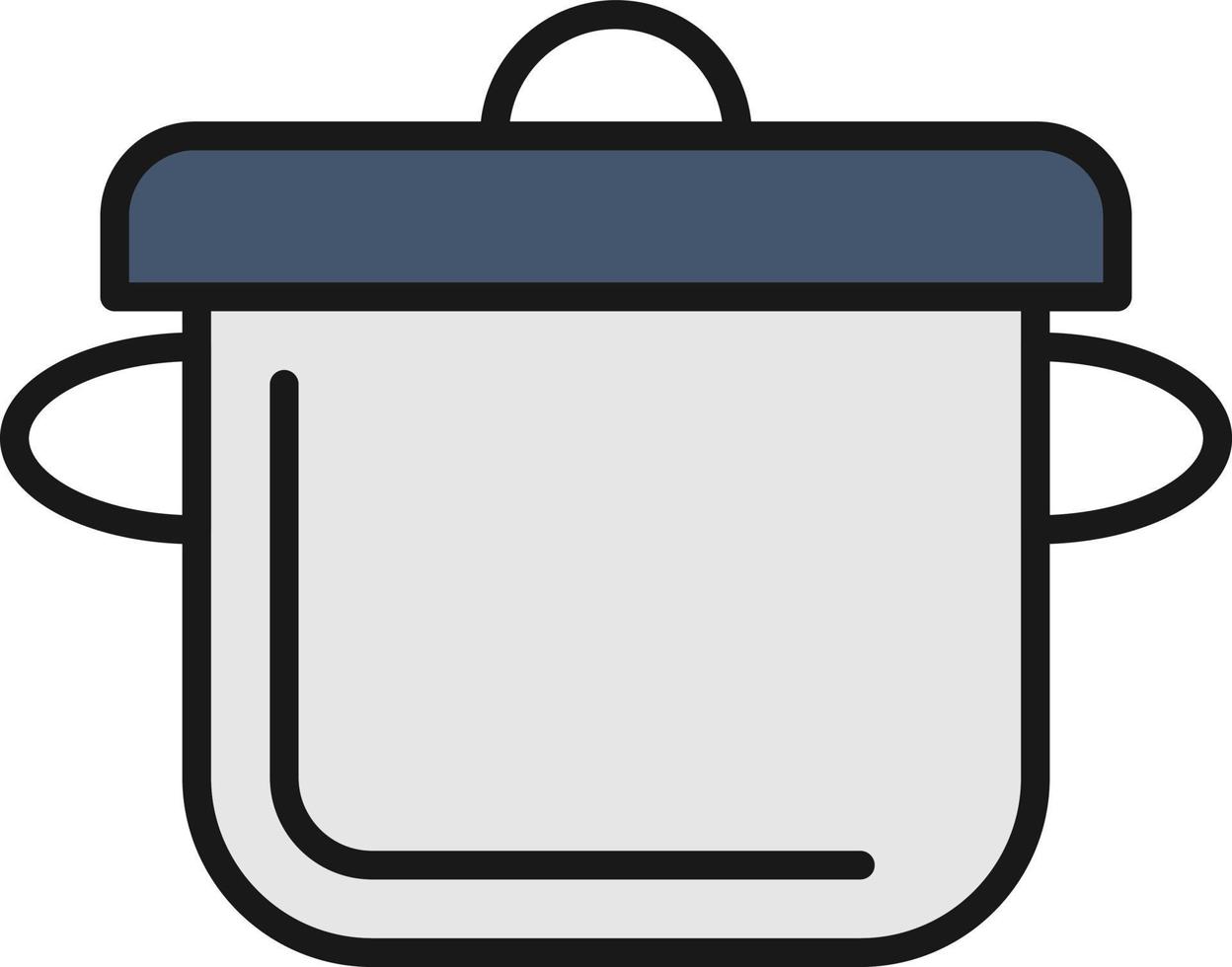 Cooking Line Filled vector