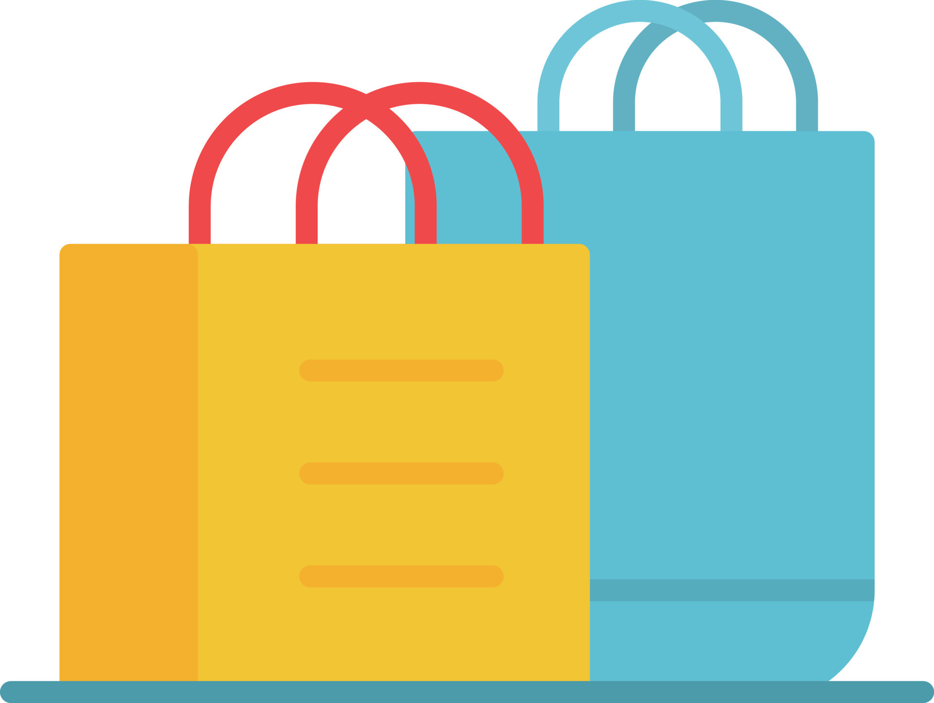 Shopping Flat Icon 9819189 Vector Art at Vecteezy