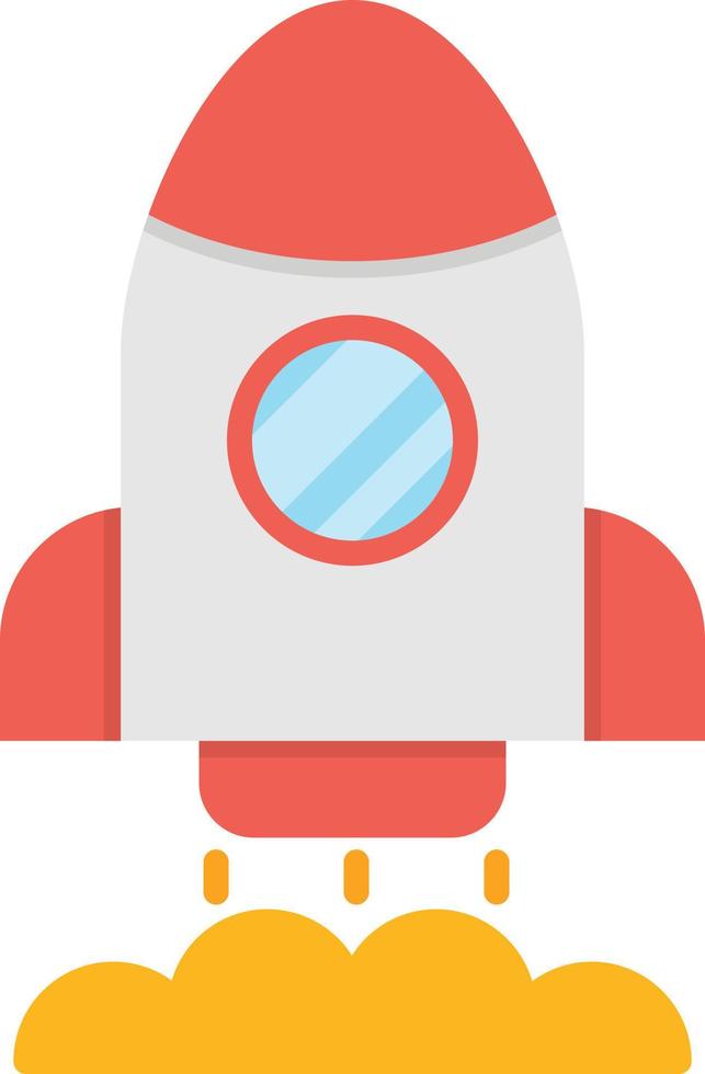Launch Flat Icon vector