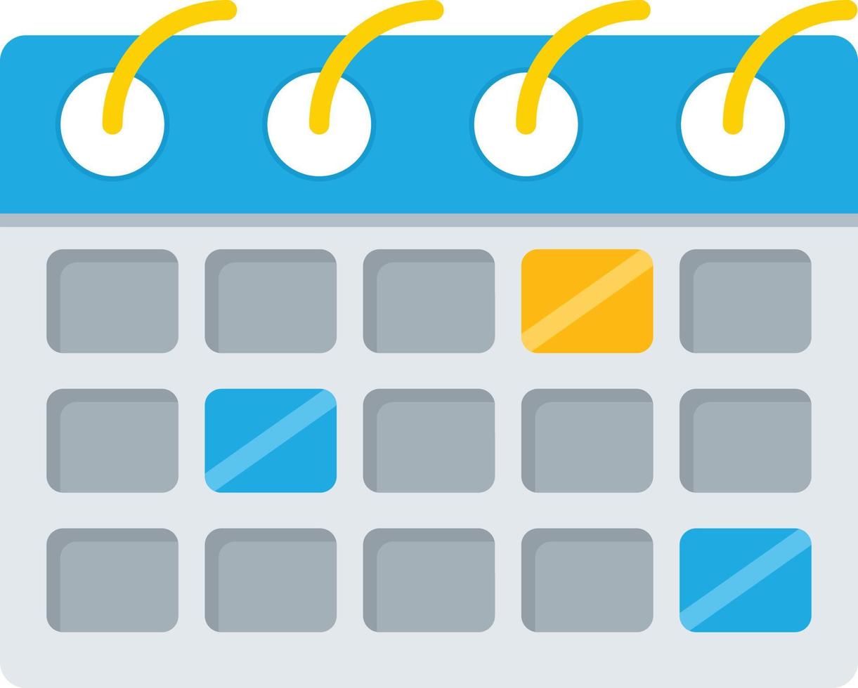Calendar Flat Icon vector