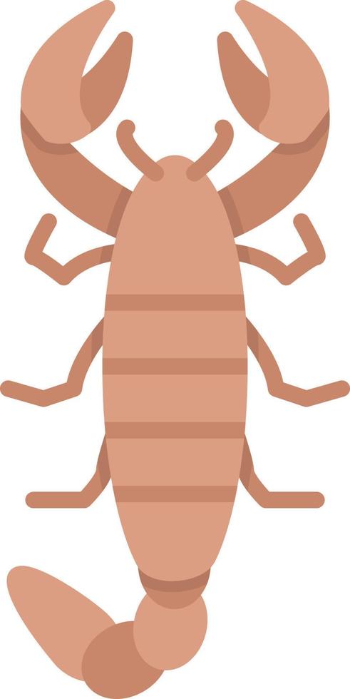 Scorpion Flat Icon vector