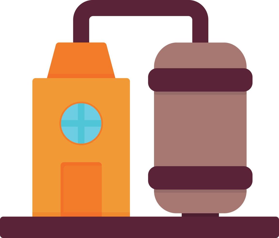 Plant Tank Flat Icon vector
