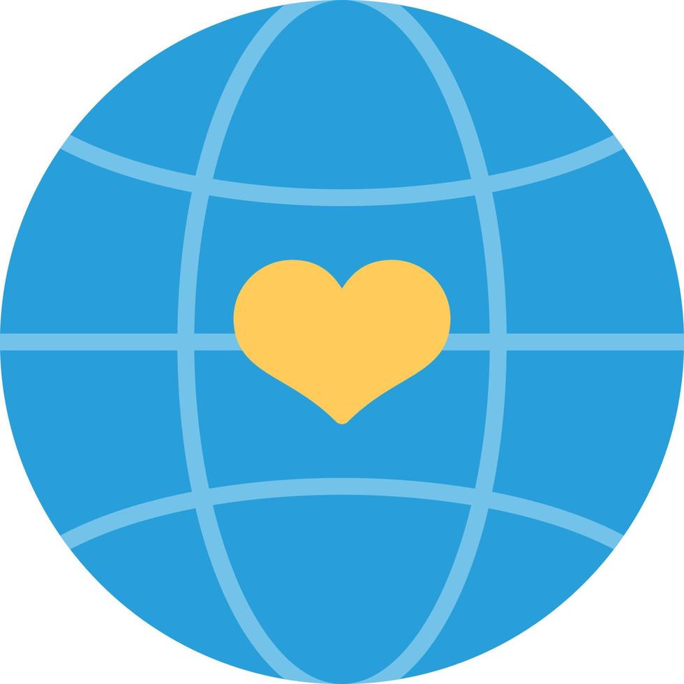 Globe Flat Icon vector